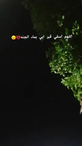 #اللهم_اسقي_قبر_ابي_بماء_الجنه💔😔 #فراق_الأب_وجع_لا_ينتهي😞🙇🏻‍♀️😭 #الحزن💔عنواني💔ــہہہــــــــــہہـ👈⚰️😭 