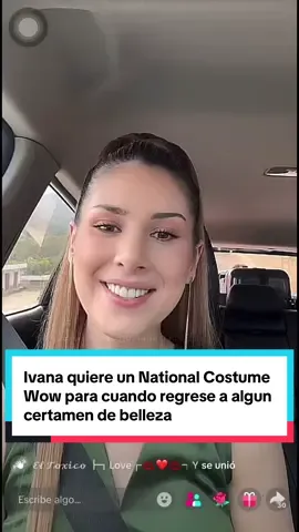 Ivana quiere un National Costume Wow para cuando regrese a algún certamen de belleza #missgrandinternational #ivanabatchelor  #guatemala #missguatemala #nationalcostume 