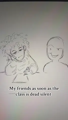 Same thing for when the teacher is behind us💔🥀 #art #fyp #meow #procreate #hazbinhotel 