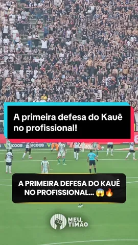 Kauê já iniciou sua trajetória no profissional do Corinthians com uma bela defesa 👏 #Corinthians #Timao #MeuTimao #tiktokesportes #gol 