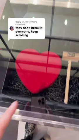 Replying to @Jenise Dae we are going to open it somewhere cool so I can take a video with my camera 🙏  #breakableheart #chocolate #viralchocolate #breakablechocolate #funny 