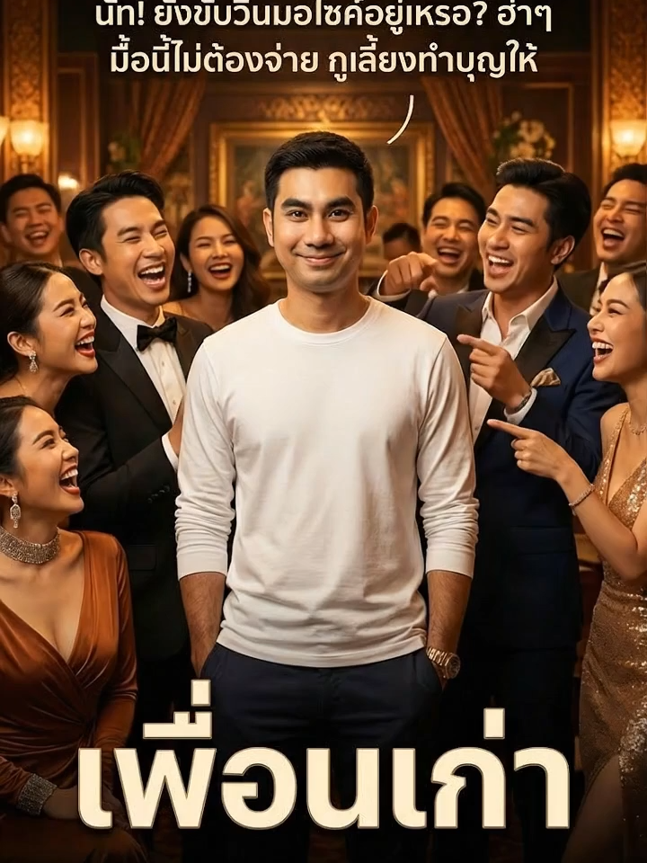 เมื่อเพื่อนเก่าไม่ได้เจอกันนาน และเห็นเพื่อนแต่งตัวเสื้อยืด กงเกงยืนส์มางานเลี้ยงรุ่น เลยบูลี่โดยหารู้ว่า