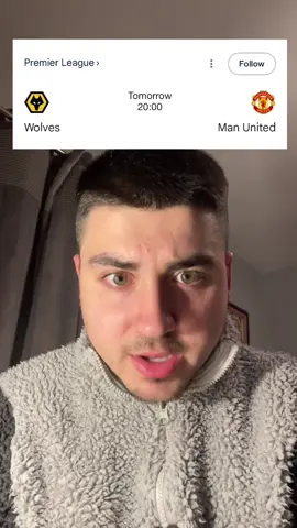 If we don’t beat wolves. #fyp #manchesterunited #manutd #preview #thumbaldinho 