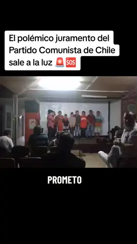 En redes se viralizó el juramento completo que realizan jóvenes al Partido Comunista de Chile. Frases como ‘prometo lealtad’, ‘prometo educarme en Marx y Lenin’ y ‘estar dispuesto a dar la vida’ generaron fuertes cuestionamientos y comparaciones con un rito político. ¿Exageración o preocupación legítima? #Chile #ActualidadChile #PCCh #JuramentoPC #PoliticaChile
