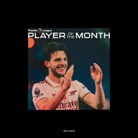 لاعب الشهر🤩🏴󠁧󠁢󠁥󠁮󠁧󠁿 #arsenal #ارسنال #rice 
