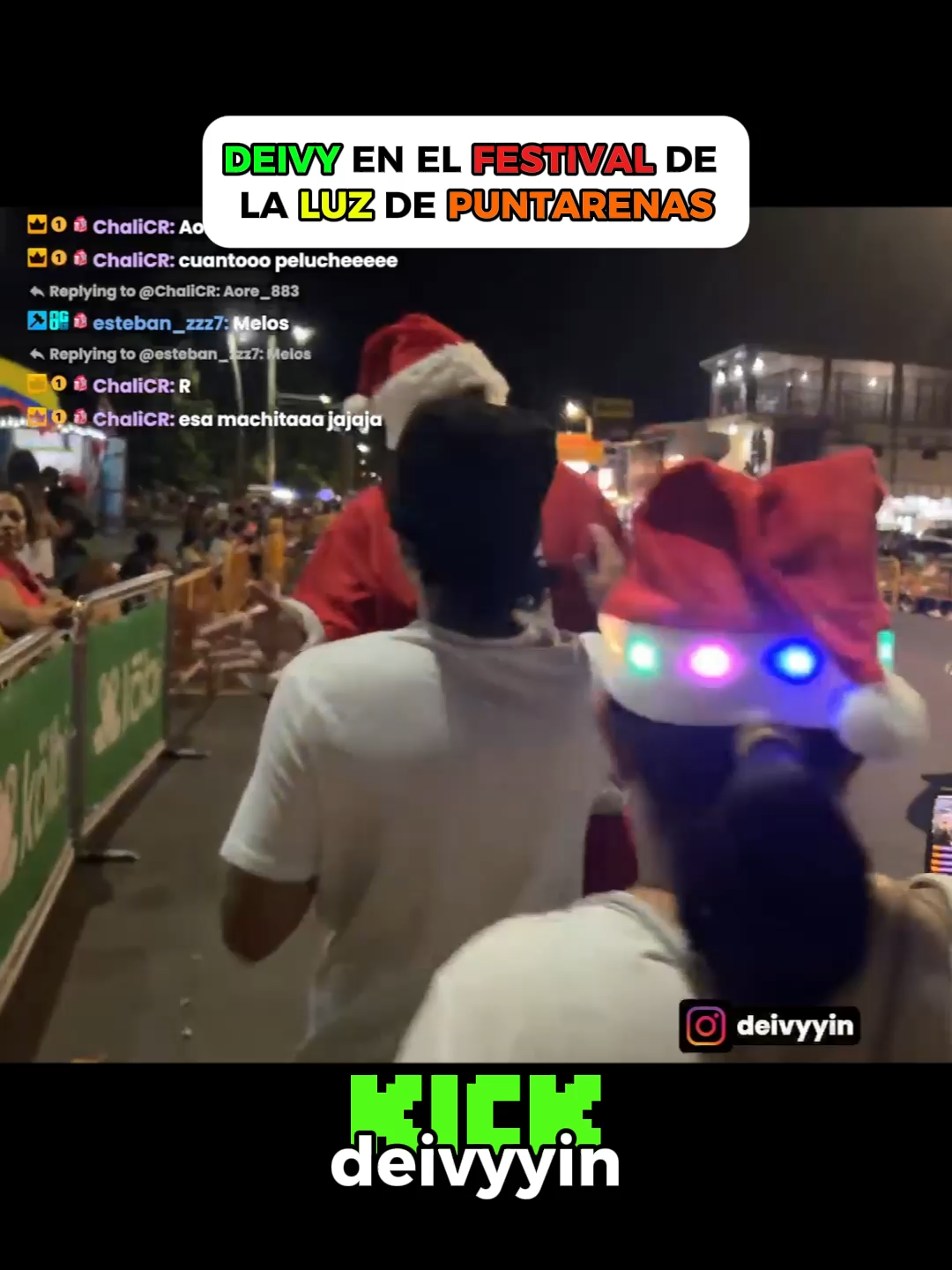 Festival de la luz Puntarenas🧡 #stream #irl #deivyyin #viral #costarica🇨🇷 #puntarenas #colombia