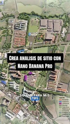 Transforma una captura a un análisis de sitio detallado con Nano Banana Pro! #arquitectura #nanobanana #iaarquitectura #aiarchitecture #tipsarquitectura