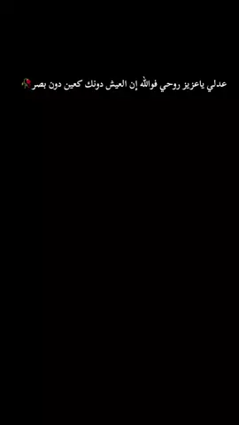 ومافائدة العين دون بصرهاا💔💔😭