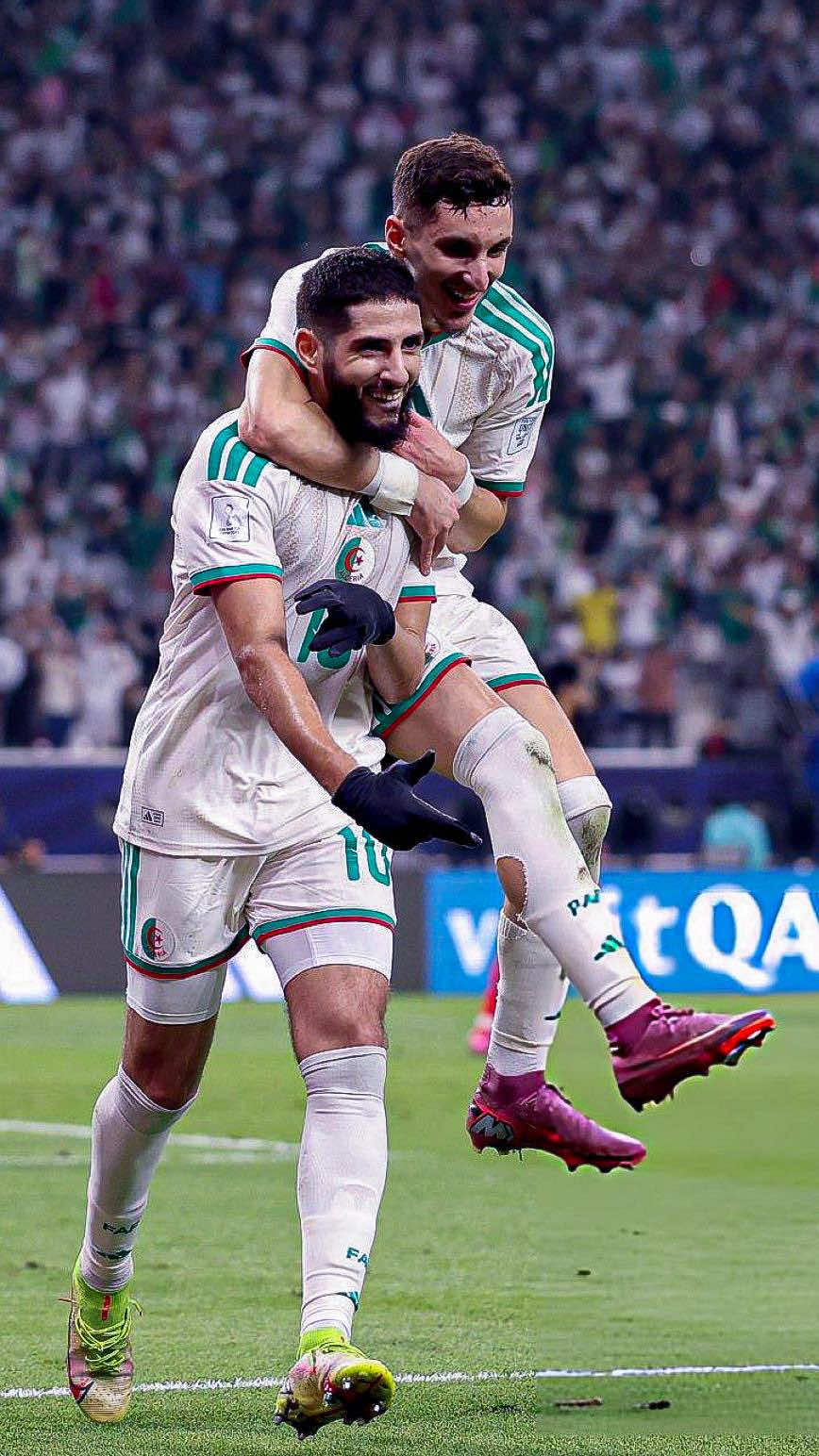 Yassine Benzia #LesVertes #qatar #123vivalAlgérie🇩🇿 #dz #algeria #دزاير🇩🇿 #