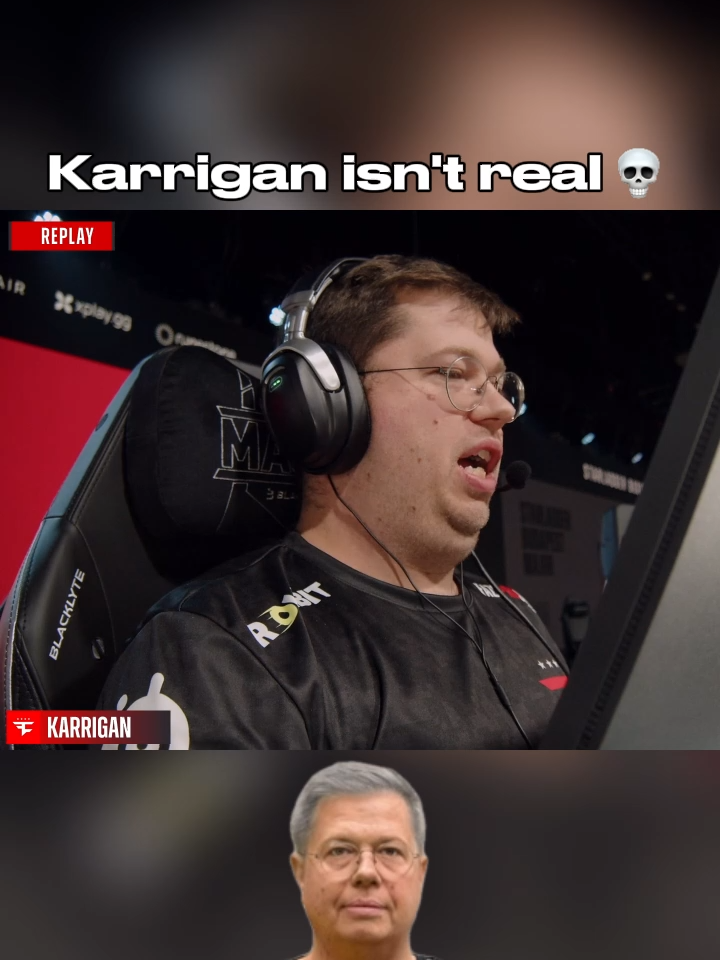 Karrigan is not real 💀 #karrigan #cs2 #starladdermajor #faze #counterstrike