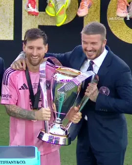 Messi wanted Beckham by his side 🥹 (via @Major League Soccer on Apple TV) #messi #intermiami #lionelmessi #davidbeckham #Soccer