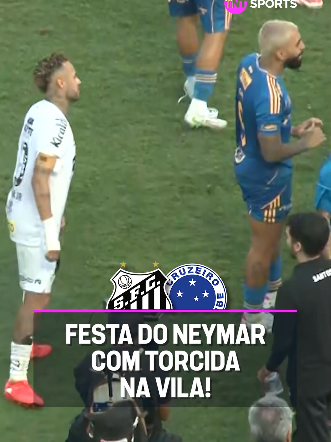 A COMEMORAÇÃO DE UM ÍDOLO COM SUA TORCIDA! 👏🐋 Neymar Jr. festejou MUITO após decretar a permanência do Santos na Série A. #foryou #neymar #santos #ney #edit
