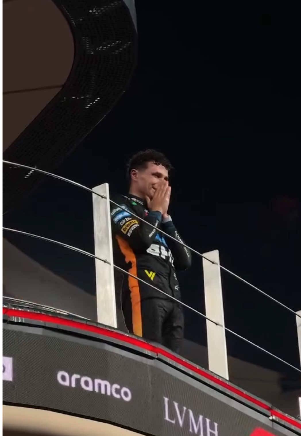 The moment Lando has waited his entire life for 🏎️🏆🥺 @Bella #mclaren #lando #f1 #abudhabi🇦🇪 #sportbible 