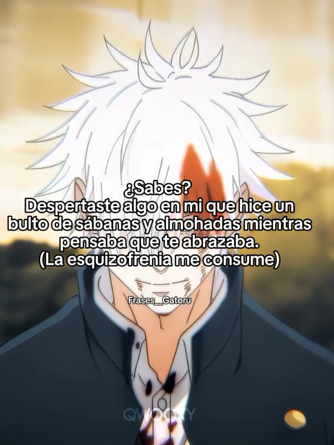 Estoy consumido por la esquizofrenia. #dedicarvideos♡ #jujutsukaisenanime #gojousatoru #tojifushiguroedit #dedicar 