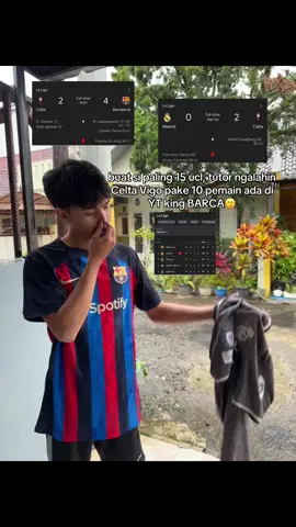 kemaren koar koar banget “pucuk trial” eh taunya kena batu sendiri🤣 . . . #fcbarcelona #cules #decul #realmadrid #demit 