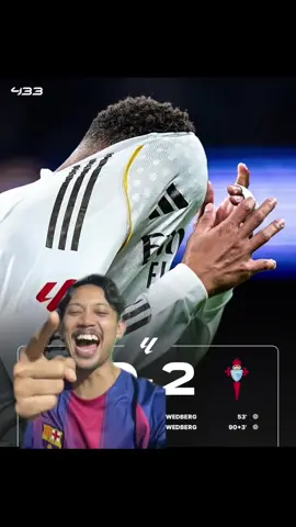 Selesai tu madritt🤣  Cc : @Arrafi Ruhul   #fyp #laliga #barcelona #realmadrid #celtavigo 