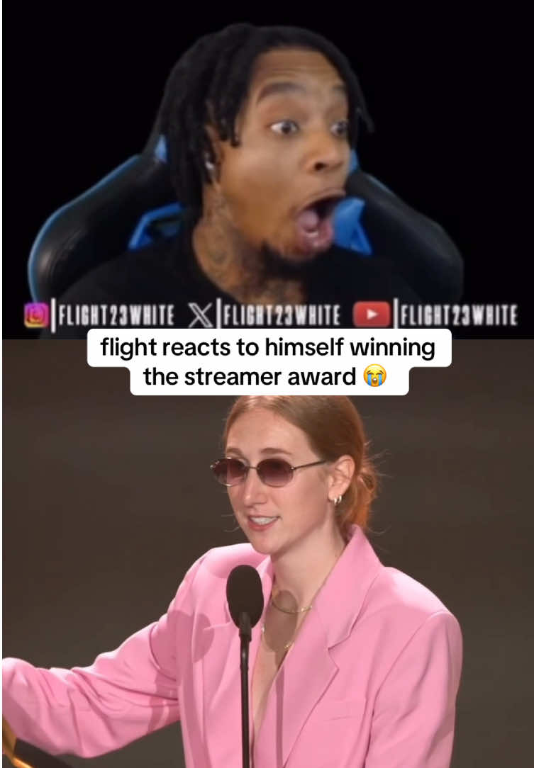 flight reacting to himself 😭 #flightreacts #streamerawards #fyp #viral 