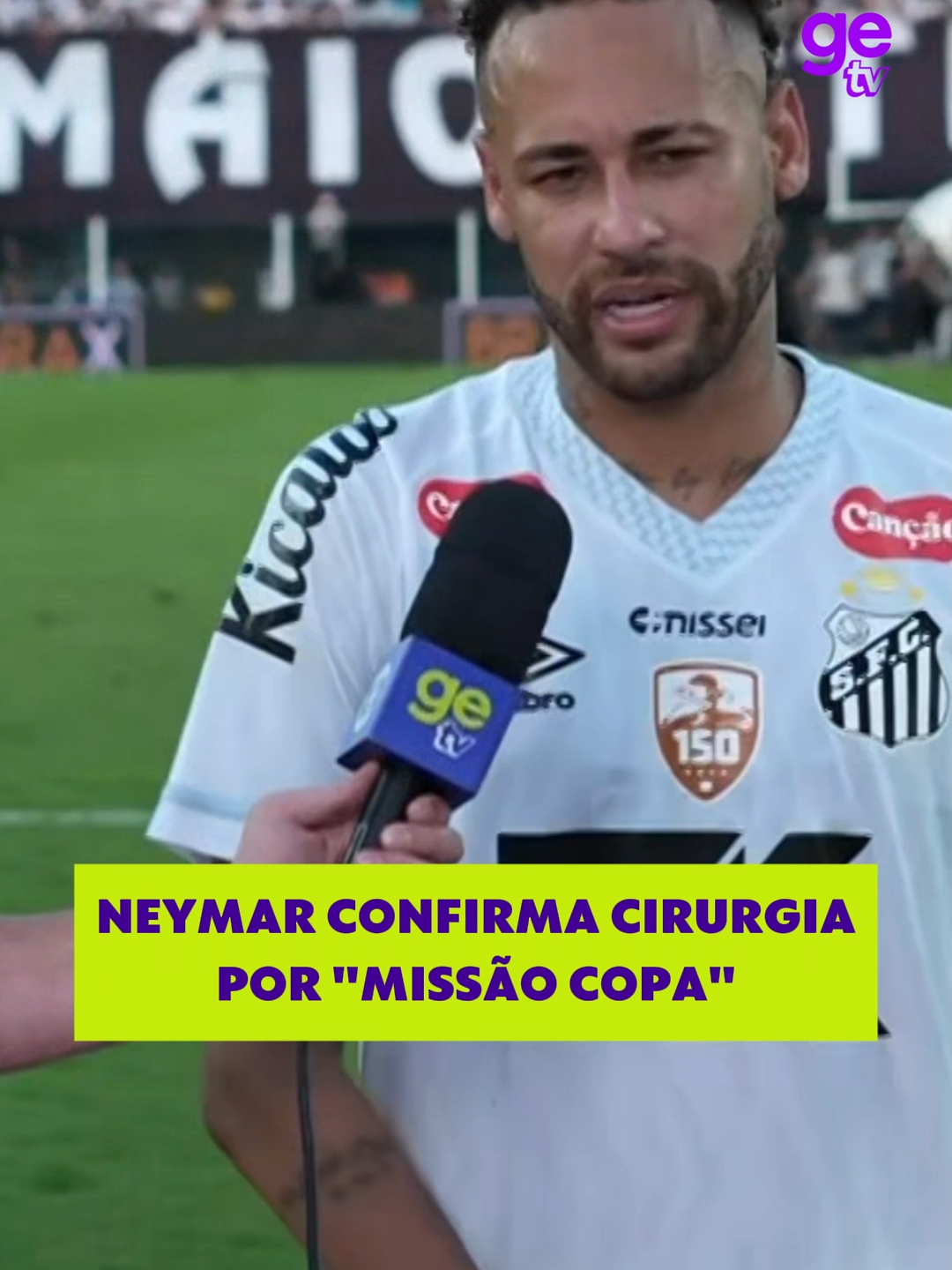 ALÔ, ANCELOTTI!!! 2026 é ano de Copa do Mundo e o @neymarjr mandou avisar que só pensa nisso, hein! #BrasileirãoNaGETV #CopaDoMundo #SeleçãoBrasileira #Neymar