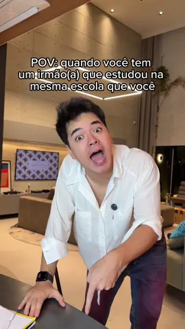 só quem tem irmão ou irmã que estuda na mesma escola vai entender 🗣