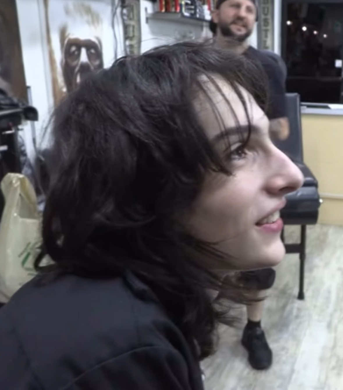 straight hair finn #finnwolfhard #finnwolfhardedit #whitesnake #2019 #edit 