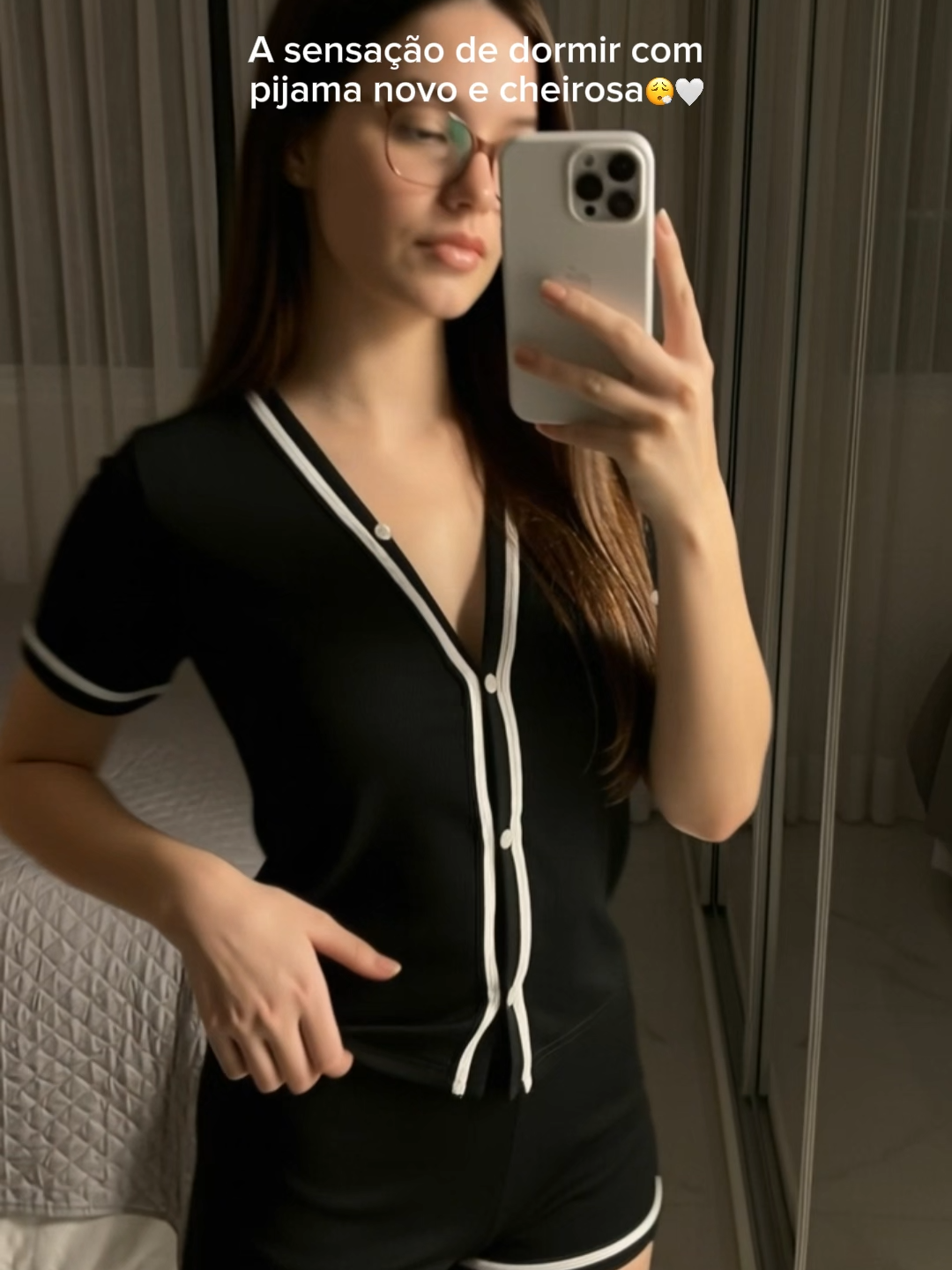Apaixonada por esse pijama!! #outfit #pijamafeminino #look