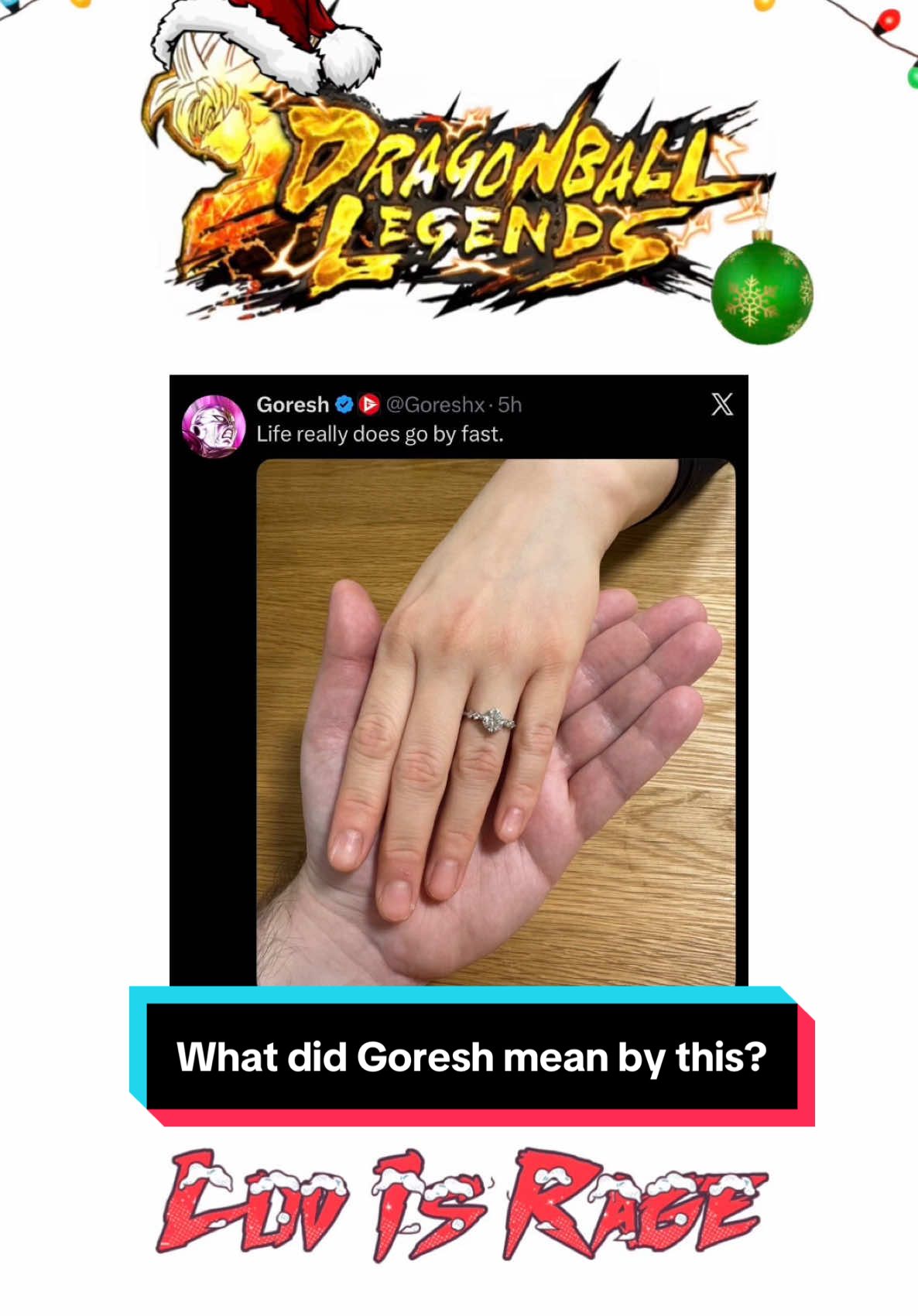 Follow me if you think I’m onto something | What did Goresh mean by this? #dbl #dblegends #dragonballlegends #dblegendspvp #dragonballlegendspvp 