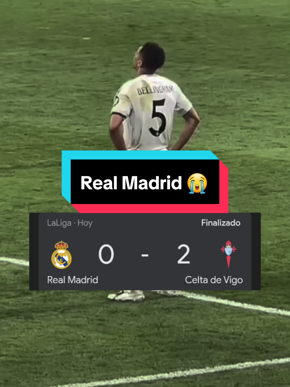 Madridistas hoy Perdimos 💔😭. Real Madrid perdió contra Celta de vigo Real Madrid vs Celta de vigo #resultado final 0-2 #derrota de Real Madrid #💔😭💔😭💔😭💔😭💔😭 #paratiiiiiiiiiiiiiiiiiiiiiiiiiiiiiii #videoviral @Real Madrid C.F. 