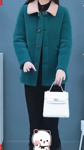 áo khoác lông cừu xinh sang chảnh thanh lịch cho nữ#fashion #thoitrang #doxinhmoingay #aokhoacthudong #aokhoacnu 