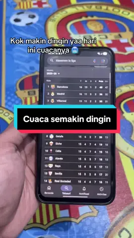 Kenapa jadi makin dingin yak ini cuacanya #pucukdingin🥶 #fcbarcelona #viscabarca🔴🔵 