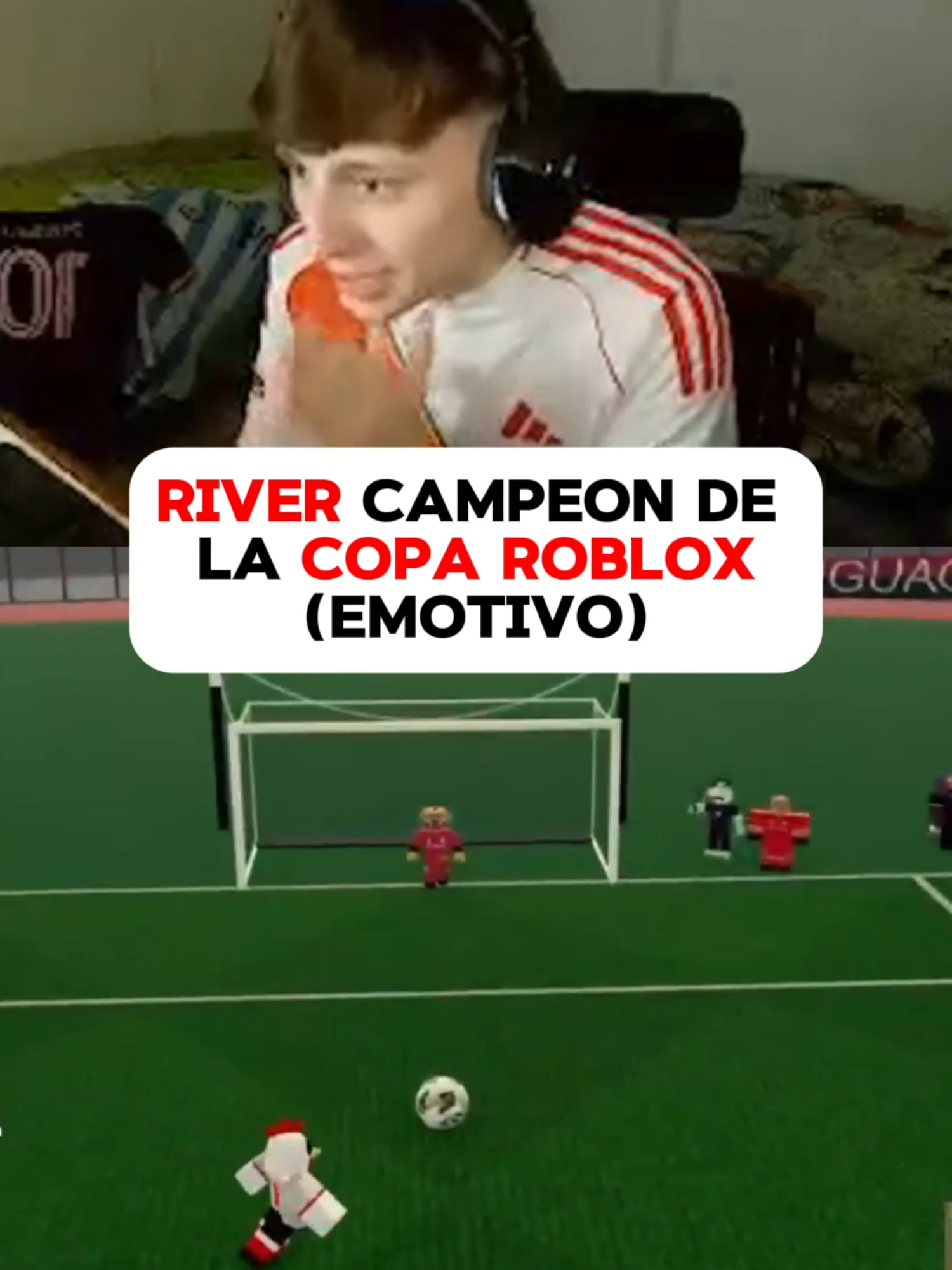 RIVER CAMPEON DE LA COPA ROBLOX | #river #flamengo #roblox #libertadores #stream #clips #kick #fyp #matini