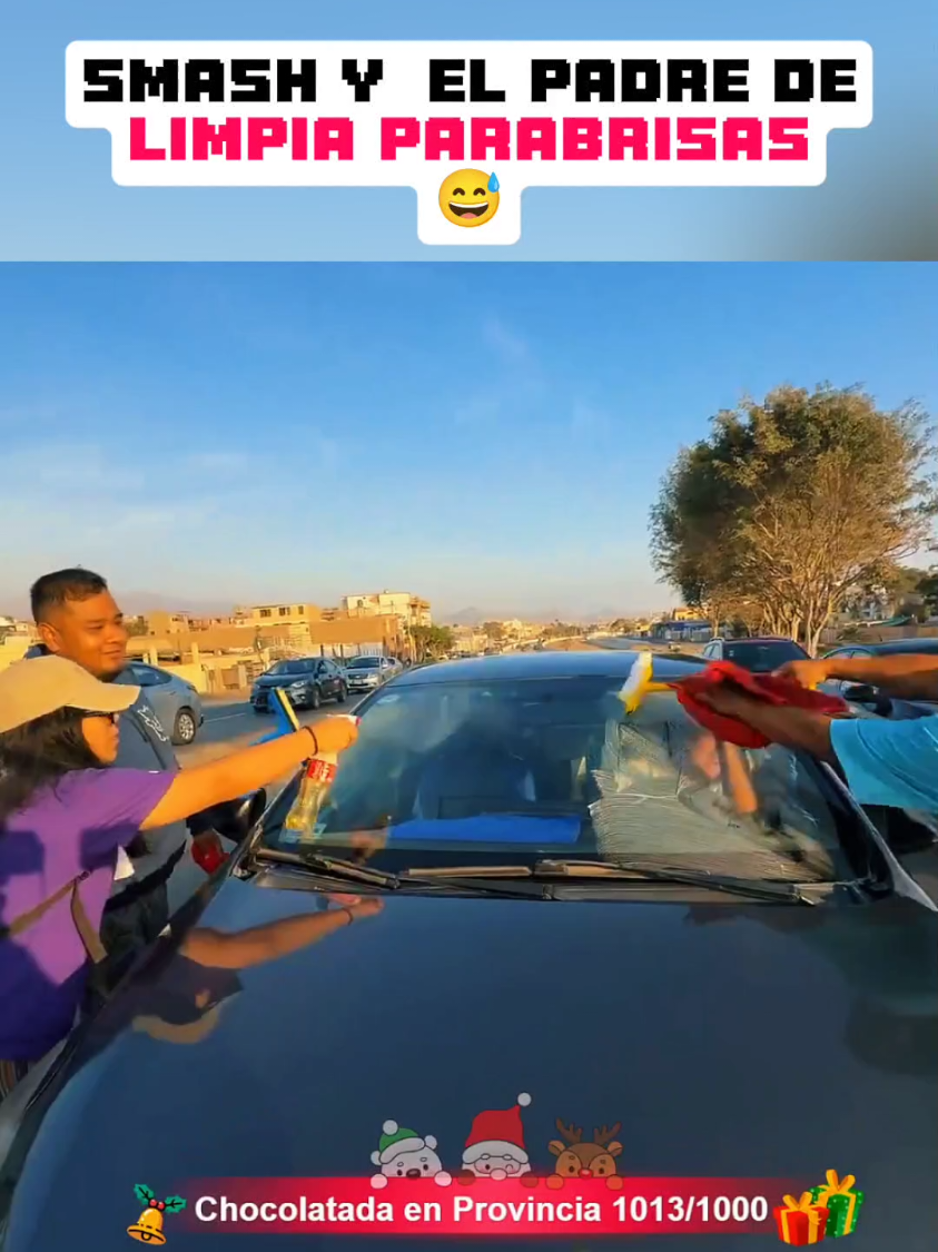 SMASH Y EL PADREDOMINGO DE LIMPIPARABRISAS😯 #smashdota #elpadredomingo #viral #fyp #sandraskins