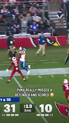 #pukanacua is unbelievable 😭 #losangelesrams #nfl 