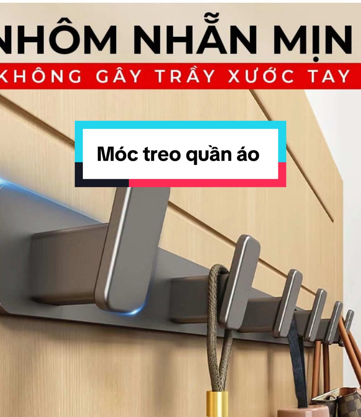 Móc treo đồ dán tường siêu dính #xaykenh #giadungtienich #xuhuong #giadung 