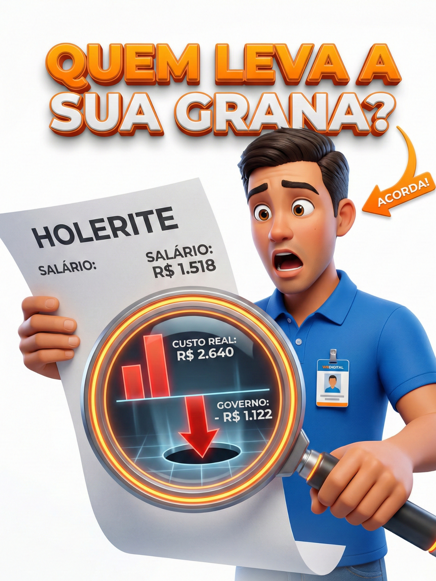 O SACRIFÍCIO | Chorei com a realidade disso: A verdade oculta no custo do seu salário... Olhe atentamente para a tela onde detalho a matemática cruel do salário mínimo em dezembro de 2025 e entenda que o verdadeiro inimigo do seu bolso não é quem te emprega.  Você percebe nos números apresentados que, para você receber três mil reais, a empresa desembolsa mais de cinco mil, com a diferença sendo sugada pela burocracia estatal mostrada no gráfico.  Compartilhe este vídeo agora com quem precisa acordar dessa ilusão de briga política.  A virada de chave acontece quando você para de culpar o lado errado e exige a 