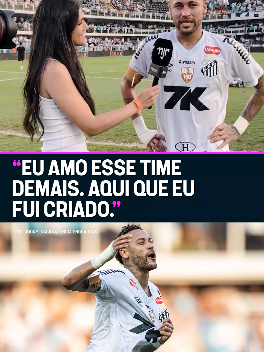 O NEYMAR SE DECLAROU PRO SANTOS E CHOROU MUITO! 🥹❤️ O craque do Santos falou sobre seu sentimento pelo Peixe depois da vitória contra o Cruzeiro e a permanência na Série A! #BrasileirãoBetano #FutebolBrasileiro #tiktokesportes#santos#neymar 📹: @neymarjrsiteoficial