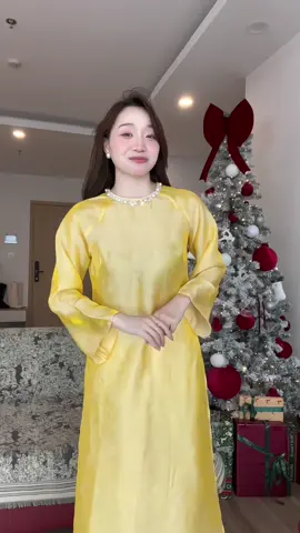 Áo dài lụa tằm #diemxinhh #aodai #aodaitet #aodaicachtan 