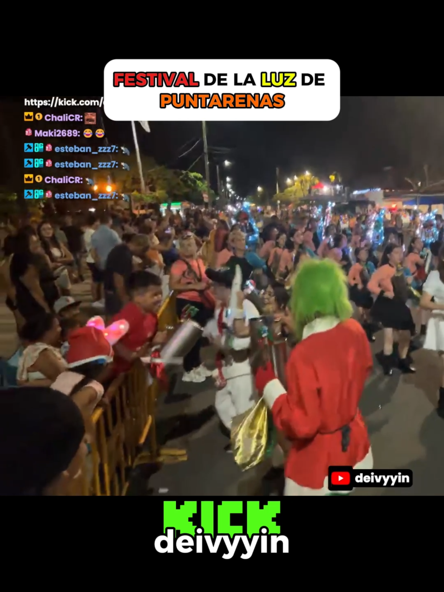 Festival de la luz🧡 #stream #irl #deivyyin #viral #costarica🇨🇷 #puntarenas #colombia