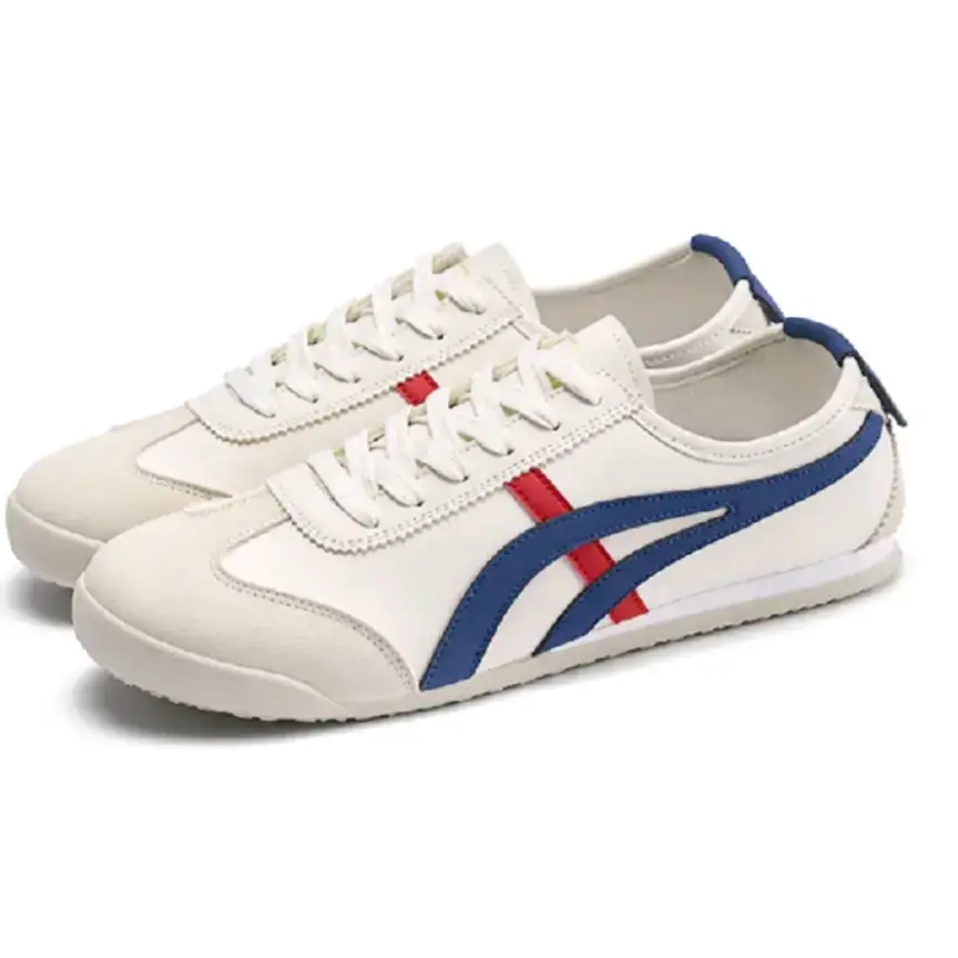 မိုက်လွန်းတဲ့ ဒီဇိုင်းလေးနဲ့ Corolla ရဲ့ New Arrival! 🔥 ပေါ့ပေါ့ပါးပါး၊ သက်တောင့်သက်သာနဲ့ ဘယ်ဖက်ရှင်နဲ့မဆို လိုက်ဖက်ညီတယ်။ ဒီလိုအဖြူရောင်ဖိနပ်လေးက ယောက်ျားလေးတိုင်းအတွက် Must-Have ပဲနော်။ အပြာနဲ့ အနီအရစ်ဒီဇိုင်းကလည်း အမြင်ကို ဆွဲဆောင်နေတာ... 😍