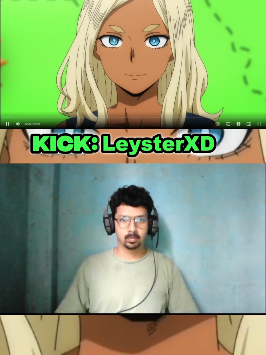 REACCIONES EN KICK: LeysterXD | #bokunohero #myheroacademia #bnha #bokunohiroacademia #deku #katsukibakugou #midoriyaizuku #shigaraki #oneforall #reaccion #anime #reaccionanime