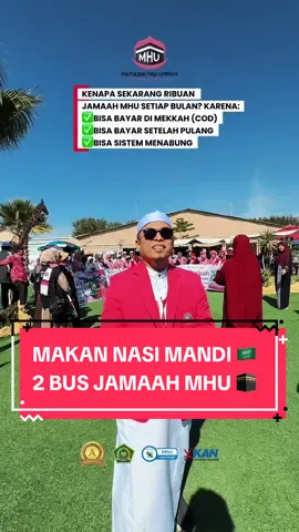 LAPORAN TIM (USTADZ ZUBAIR) MAKAN NASI MANDI DI THOIF BERSAMA JAMAAH MHU 2 BUS GRUP 26 & 27 NOVEMBER 2025 😊🇸🇦 🕋✈️ MHU 5 JUTA JAMAAH 2030 🖐️🕋✨ #BerangkatTerus #LimaJutaJamaah #mhu #manasikhajiumrah #travelmhu                          