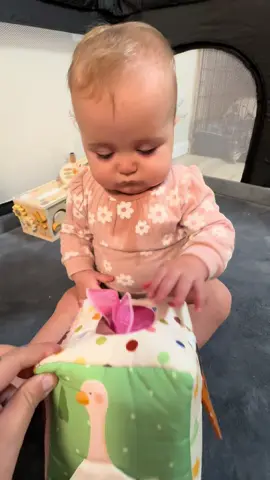 We could play with this toy for days. Taking things out, putting them back in and repeat. Over and over 😅🥹 #babytoys #sensorytoy #christmasgiftforkids #christmasgiftfortoddlers #tiktokholidayhaul 