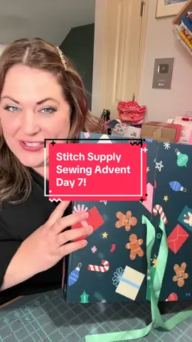 It’s Day 7 of the Stitch Supply Co - Sewing Advent Calendar!  What’s inside the box today?? #sewingadvent #sewingsupplies #adventcalendar #playingcards #aliceinwonderland 