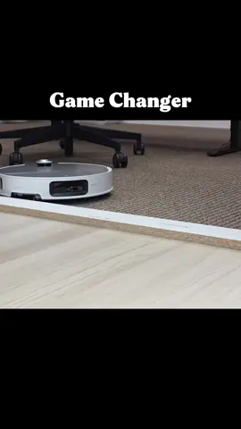 roborock saros 10 can lift itself body to go over thresholds. very thin robot vacuum and mop review cleaner @RoborockUS 