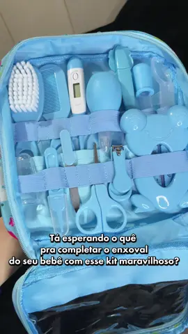 Esse kit é simplesmente perfeito pro enxoval! 👶🏻 Vem completinho e superprático pra usar no dia a dia.✨ Aproveita antes que acabe! #kitbebê #enxovaldobebê #mãedeprimeiraviagem #tiktokshopbrasil #achadinhosparamães  @Lia Aynat | Shop Creator 