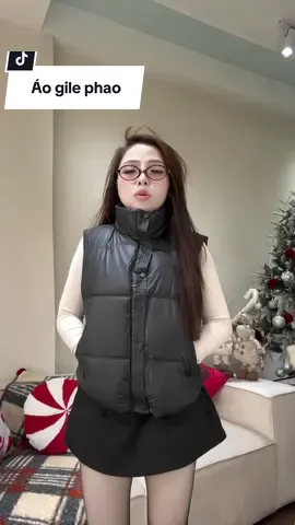 Áo gile phao #vietngaphamreview #mixdodep #setdoxinh 