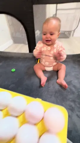 The videos with this egg toy will always be longer because this truly keeps her busy and focused for a long time! #babytoys #christmasgiftforkids #christmasgiftfortoddlers #tiktokholidayhaul 