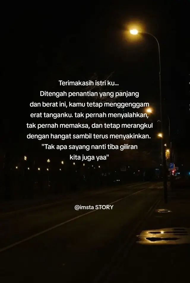 terimakasih sudah setia dan sabar mendampingiku#Quotes #pasangansuamiistri #rumahtangga #pernikahan #pyf 