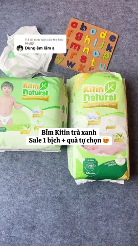 Trả lời @Mẹ Emìi Đây🥨 Săn Sale Bỉm Việt Kitin có quà cho bé các mom ơi #viral #xuhuong #bimchobe #bimkitinnatural #bimtraxanh 
