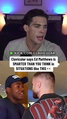 Clavicular says Ed Matthews is SMARTER THAN YOU THINK in SITUATIONS like THIS 👀 #clavicular #edmatthews 