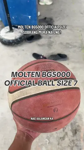 Pwede to indoor/outdoor court mga idol grabe sobrang mura na lang! #molten #basketball🏀 #makeitviral #moltenbg5000 #fypage 